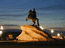 Памятник Петру Великому с лёгкой руки Александра Сергеевича получил название "Медный всадник"